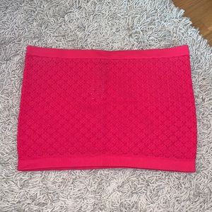 Red/pink tube top